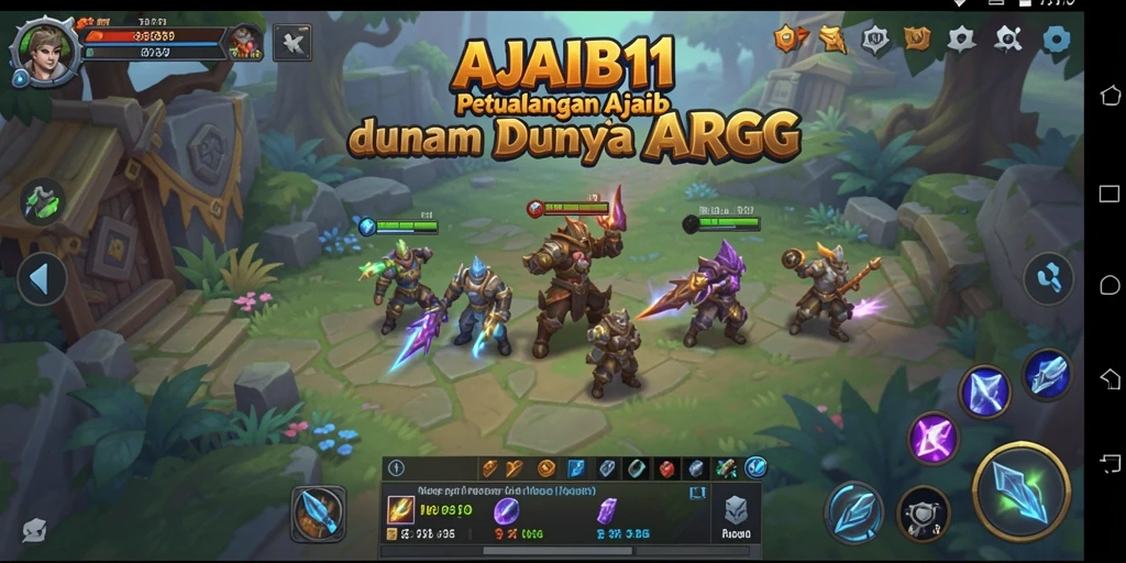 Tampilan gameplay AJAIB11 yang menakjubkan dan mendebarkan.