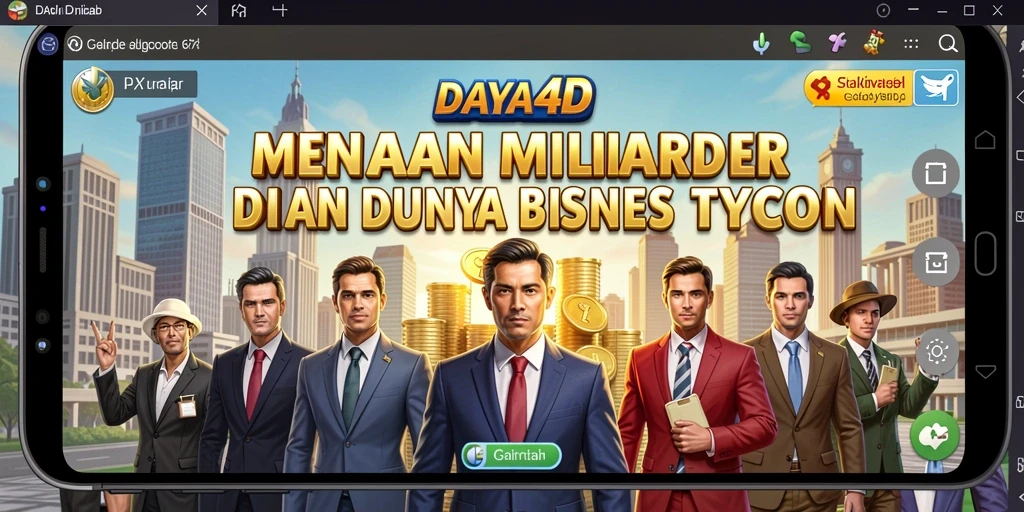 Tampilan gameplay DAYA4D yang mendebarkan dan seru.