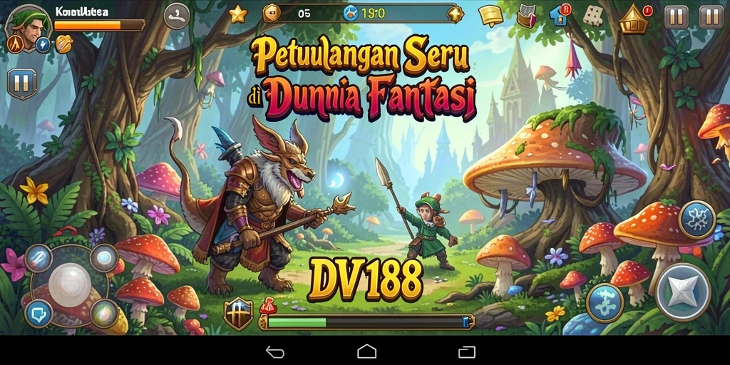 Tangkapan layar gameplay DV188 menampilkan aksi petualangan yang mendebarkan.