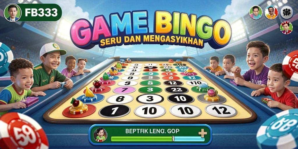 Screenshot utama FB333 menampilkan gameplay Bingo yang seru dan interaktif.