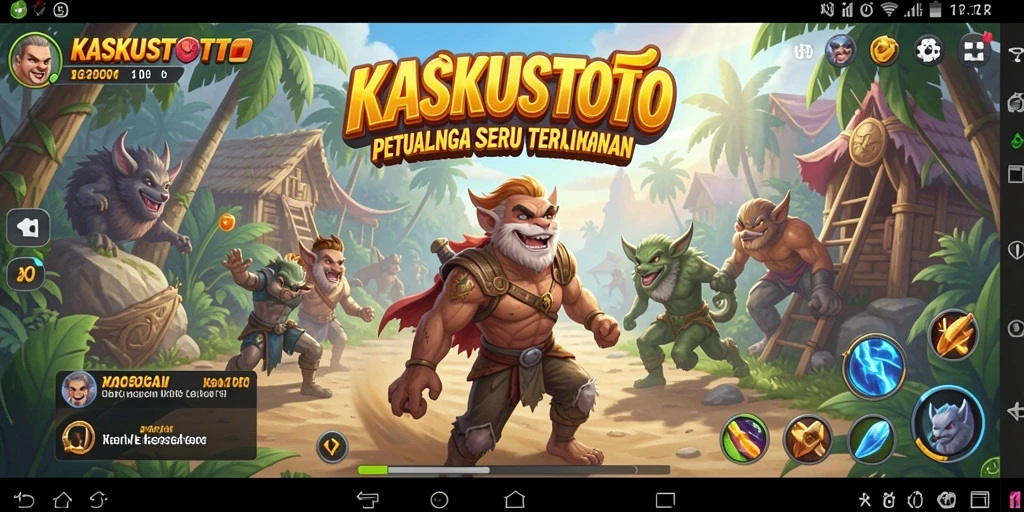 Tampilan gameplay menarik dari KASKUSTOTO dalam petualangan seru.