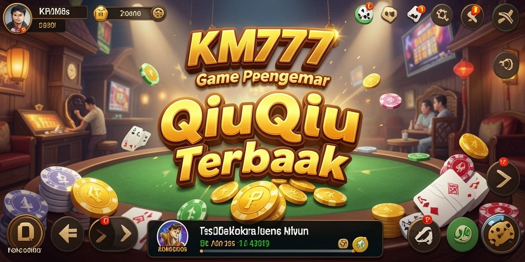 Tampilan gameplay seru dari game QiuQiu KM777.
