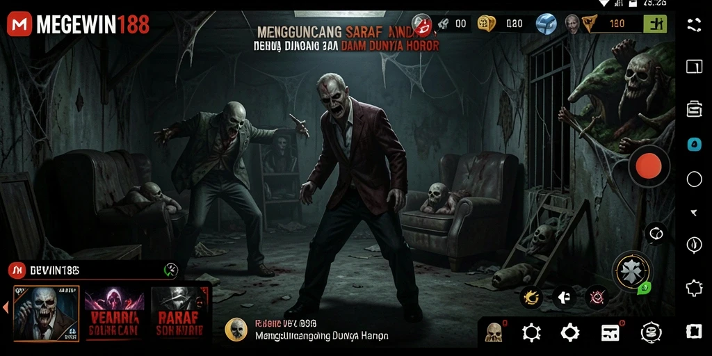 Gameplay menegangkan dengan suasana horor yang mencekam.
