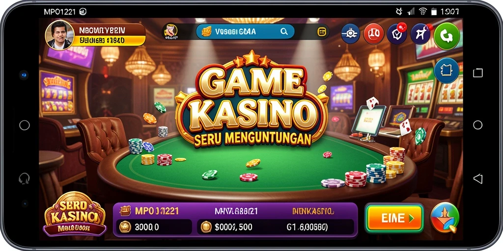 Tampilan gameplay seru dan menarik dari MPO1221.