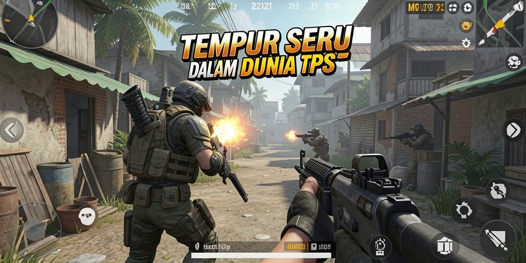 Tampilan gameplay MPO2121 menegangkan dengan aksi tembak-menembak yang seru.