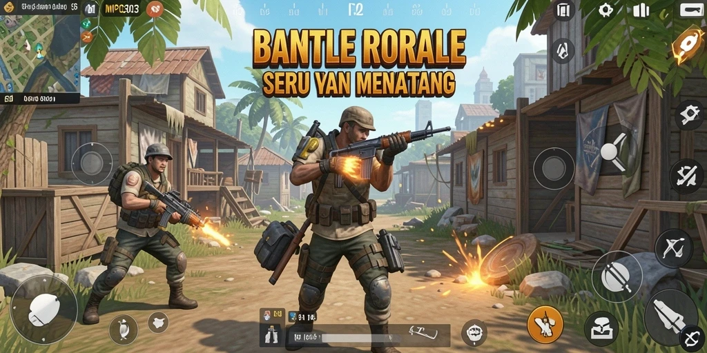 Tangkapan layar MPO303 menampilkan aksi mendebarkan dalam gameplay Battle Royale.