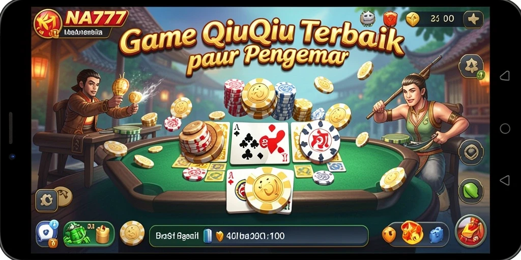 Tampilan gameplay menarik dari NA777 dalam permainan QiuQiu.