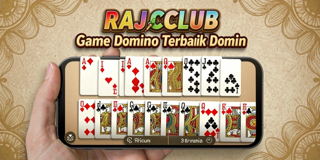 Tampilan screenshot RAJACLUB dengan gameplay Domino yang menarik.