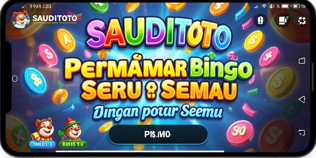 Tampilan gameplay Bingo SAUDITOTO yang mengasyikkan dan interaktif.