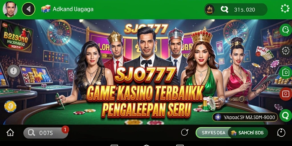 Screenshot gameplay SJO777, menampilkan aksi kasino yang seru.