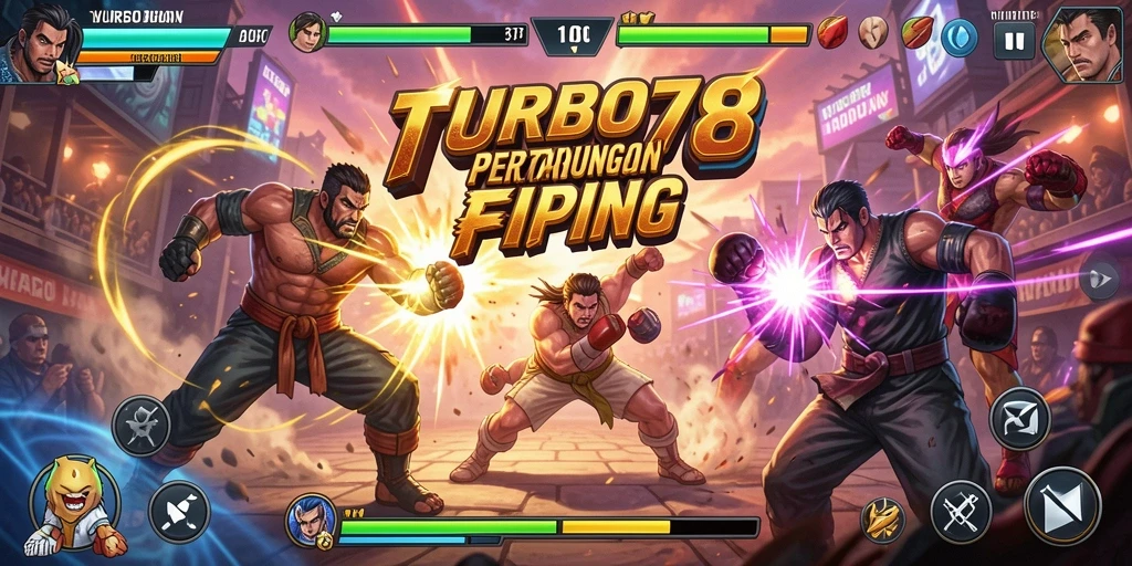 Gameplay seru dengan pertarungan karakter yang menegangkan.