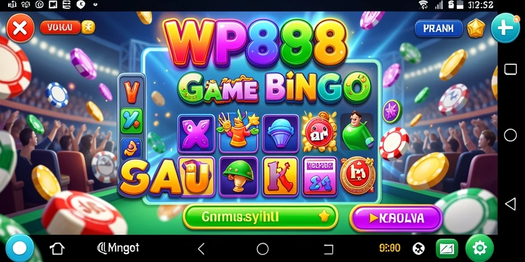 Tampilan gameplay WP888 yang dinamis dan mengasyikkan dalam permainan Bingo.